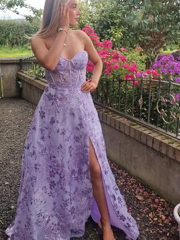 Price Rollback casual midi dresscasual midi dressStrapless Sweetheart Neck Lilac Lace Long Prom Dresses with High Slit, Purple Lace Formal Graduation Evening Dresses SP3051 Price Rollback casual midi dresscasual midi dressStrapless Sweetheart Neck Lilac Lace Long Prom Dresses with High Slit, Purple Lace Formal Graduation Evening Dresses SP3051