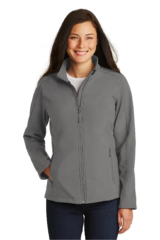 Price Smash trendy casual outerwearPort Authority Womens Core Wind & Water Resistant Full Zip Jacket - Deep Smoke Grey Price Smash trendy casual outerwearPort Authority Womens Core Wind & Water Resistant Full Zip Jacket - Deep Smoke Grey