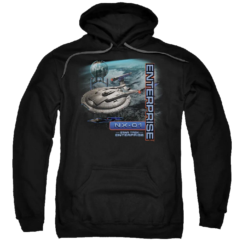 Price Fest retro hoodieStar Trek Enterprise Enterprise Nx 01 - Pullover Hoodie