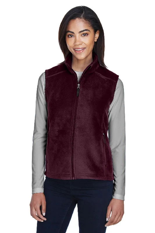 Exclusive Preview cozy wool-blend coatCore 365 Womens Journey Pill Resistant Fleece Full Zip Vest - Burgundy