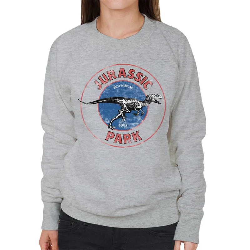 Closeout Sale contemporary fitness sweatshirtJurassic Park Isla Nublar Women's Sweatshirt