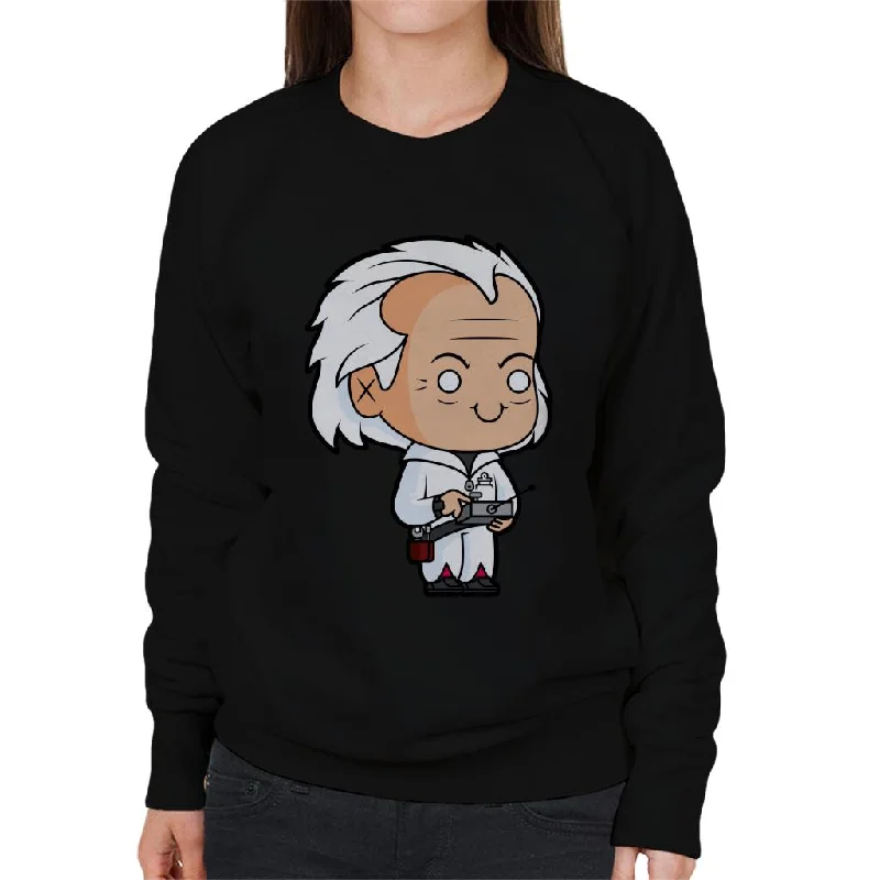 streetwear gym sweatshirtBack to the Future Dr Emmett Brown Kawaii Women's Sweatshirt