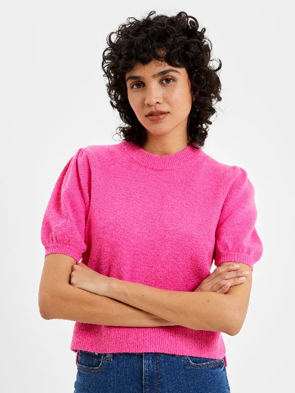 Exclusive Online Offer Vhari Ribbed Short Sleeve Sweater