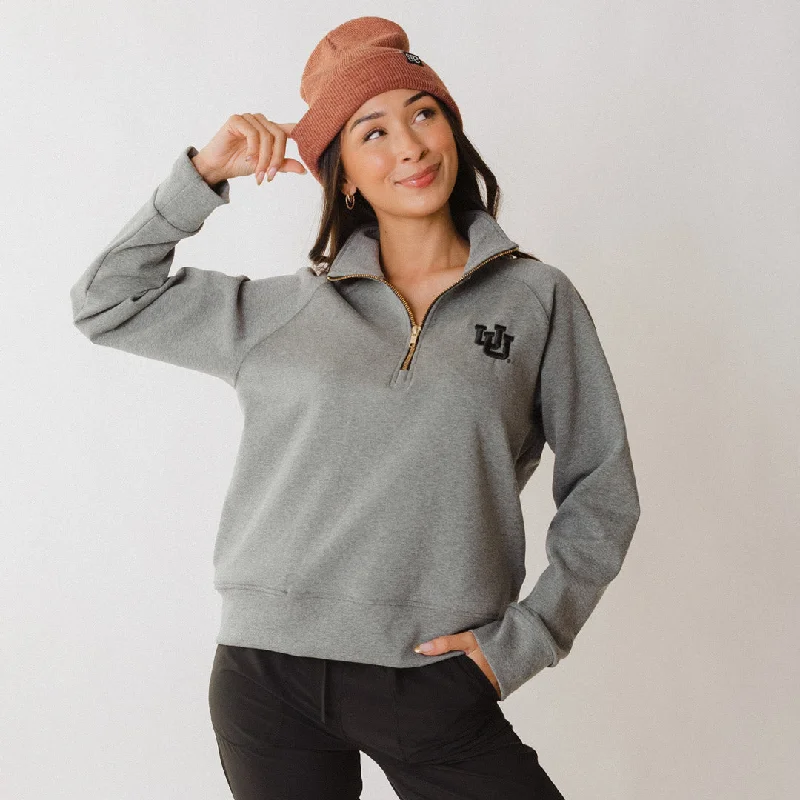 Best Bargains Utah Oxford Zip-Up, Grey