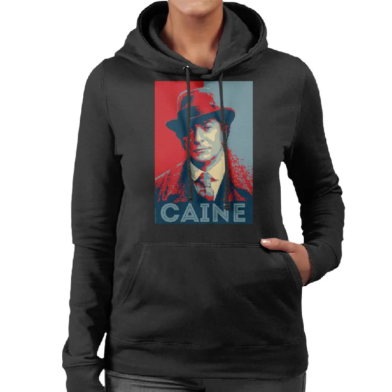 Huge Discounts premium zip-up hoodieTV Times Michael Caine In Jack The Ripper Women's Hooded Sweatshirt