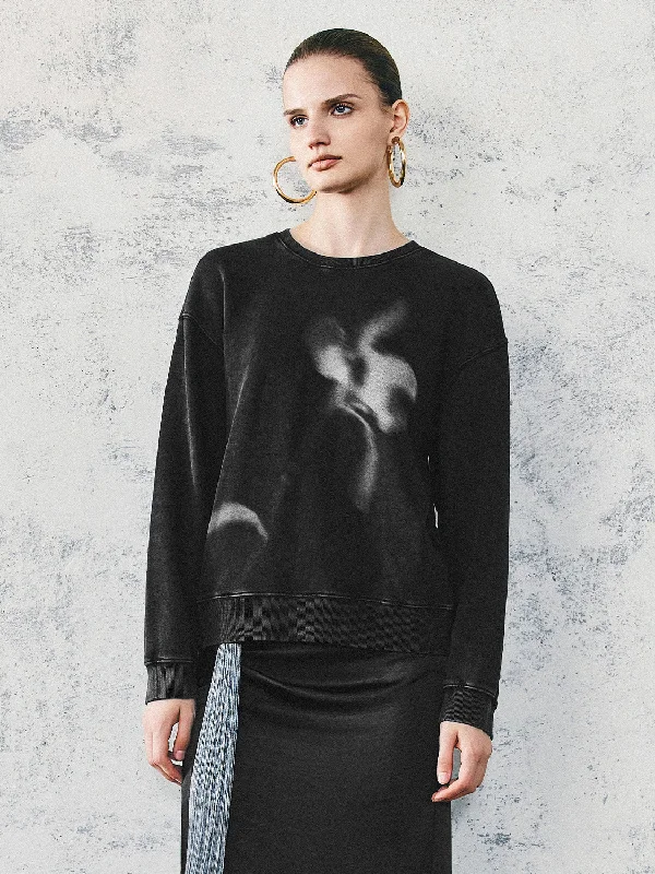 Big Discounts Crew Neck Loose Sweatshirts