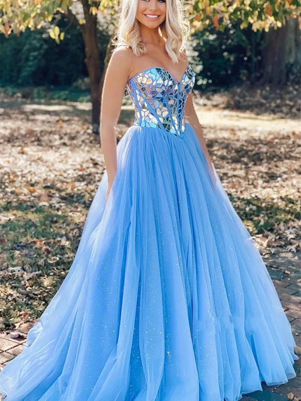 Take Advantage long-sleeve floral dresslong-sleeve floral dressBling Bling Strapless Sequins Blue Tulle Long Prom Dresses, Blue Tulle Formal Graduation Evening Dresses SP2350