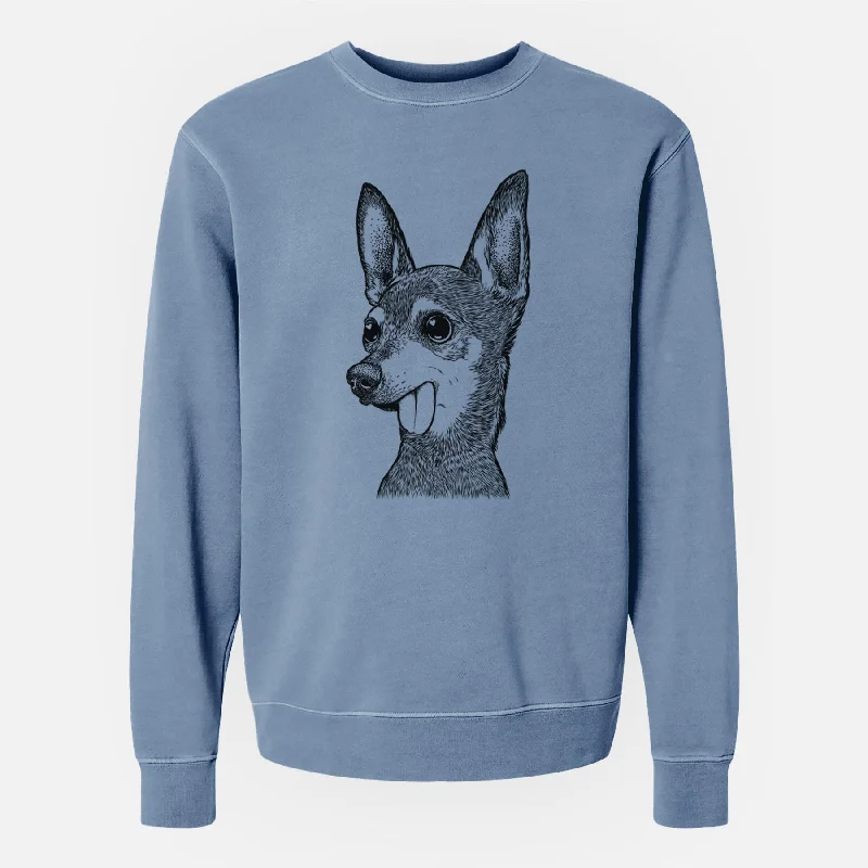 Special Price soft athletic sweatshirtBare Aaron the Chihuahua - Unisex Pigment Dyed Crew Sweatshirt Special Price soft athletic sweatshirtBare Aaron the Chihuahua - Unisex Pigment Dyed Crew Sweatshirt