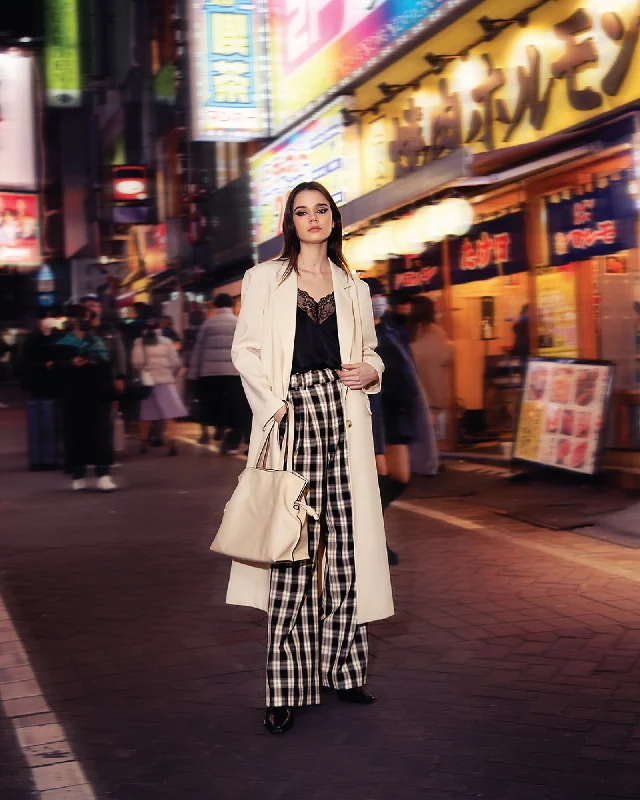 Daily Specials lightweight outerwearTranscendent Asymmetric Split Hem Coat - French Vanilla