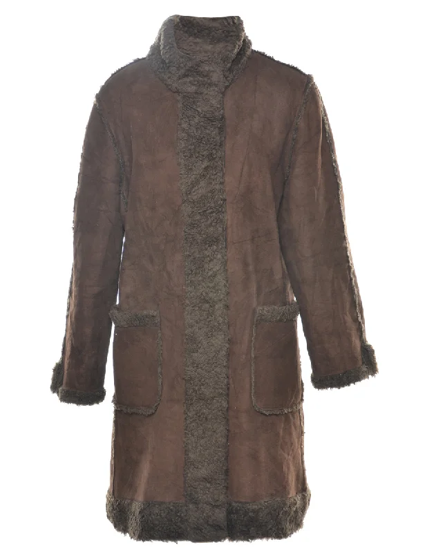 Price Cut fitted trench coatBernardo Shearling Lining Coat - L