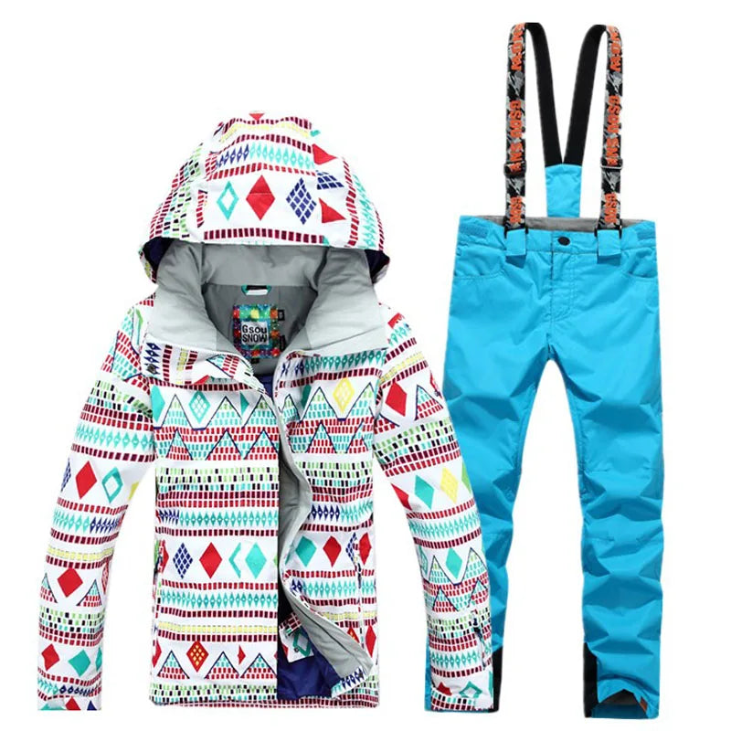 functional coatGSOU SNOW Jacket / SNOWY OWL Winter Ski Snowboard Pants - Women's