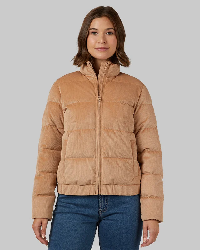 Can't Miss chic padded coatWOMEN'S CORDUROY POLY-FILL JACKET