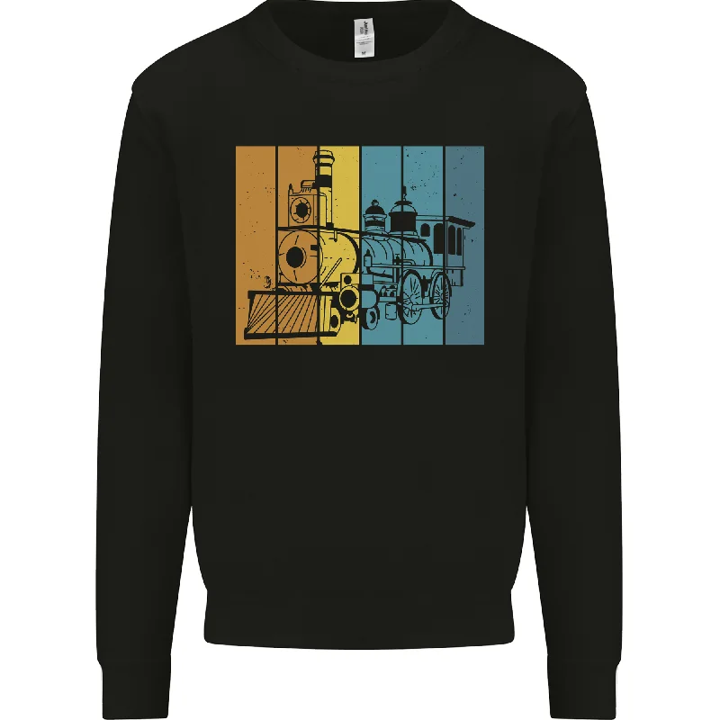 Closeout trendy fitness sweatshirtA Locomotive Trainspotter Trains Trainspotting Mens Sweatshirt Jumper Closeout trendy fitness sweatshirtA Locomotive Trainspotter Trains Trainspotting Mens Sweatshirt Jumper