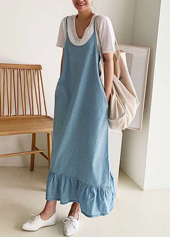 Can't Miss structured dressstructured dressBoutique Blue Ruffled Patchwork Denim Spaghetti Strap Dress Summer Can't Miss structured dressstructured dressBoutique Blue Ruffled Patchwork Denim Spaghetti Strap Dress Summer