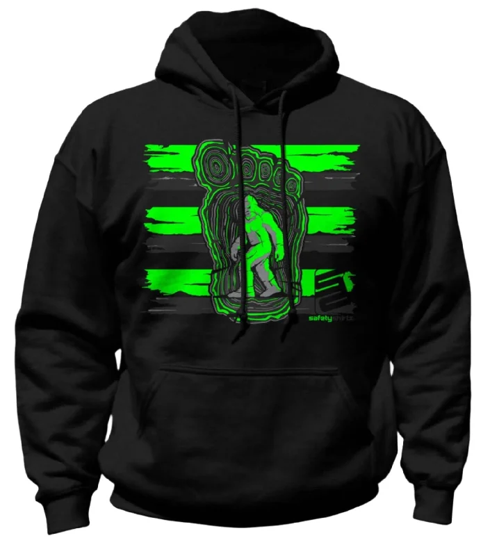 New Arrival casual utility jacketSafetyShirtz Bigfoot Graphic Hi-Vis Safety Stripe Hoodie