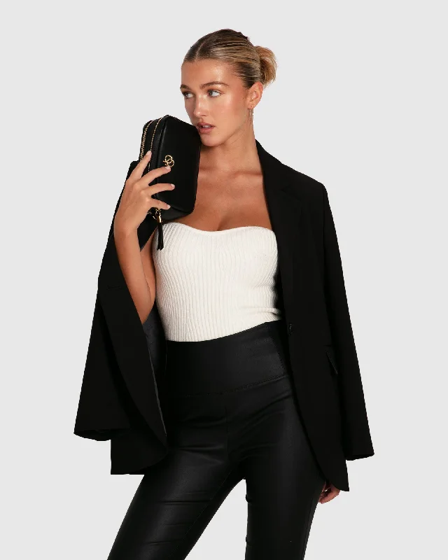 Super Sale high-quality coatUnchained Heart Blazer - Black