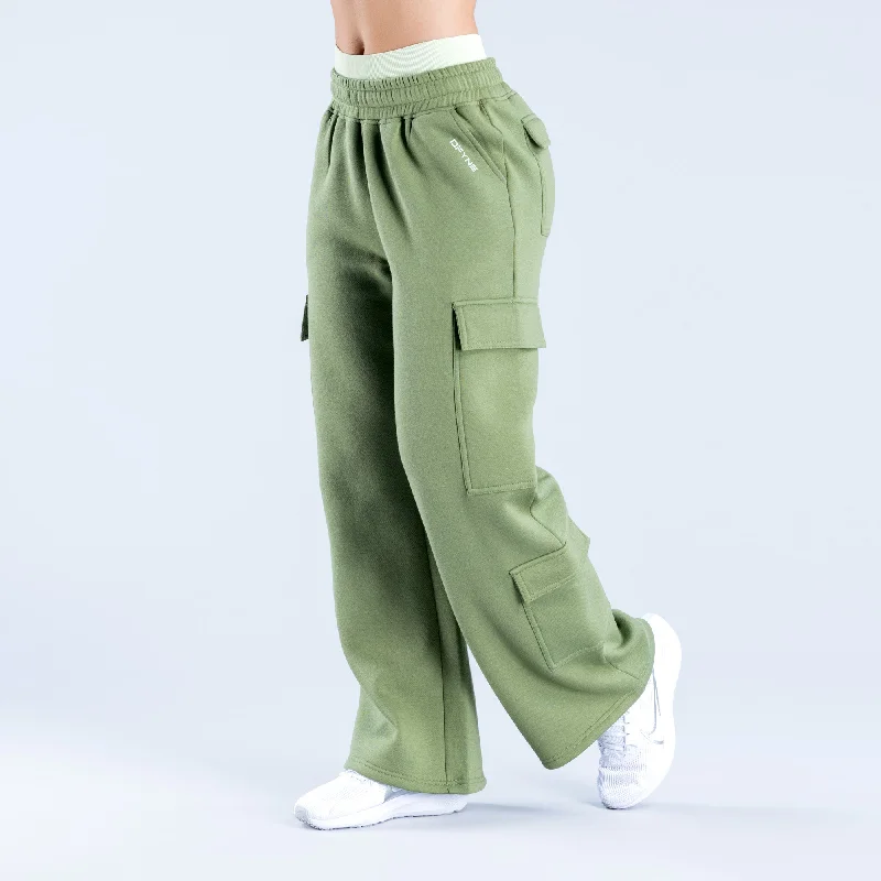 relaxed fit sports hoodieLanyi Edit Wide Leg Cargo Joggers