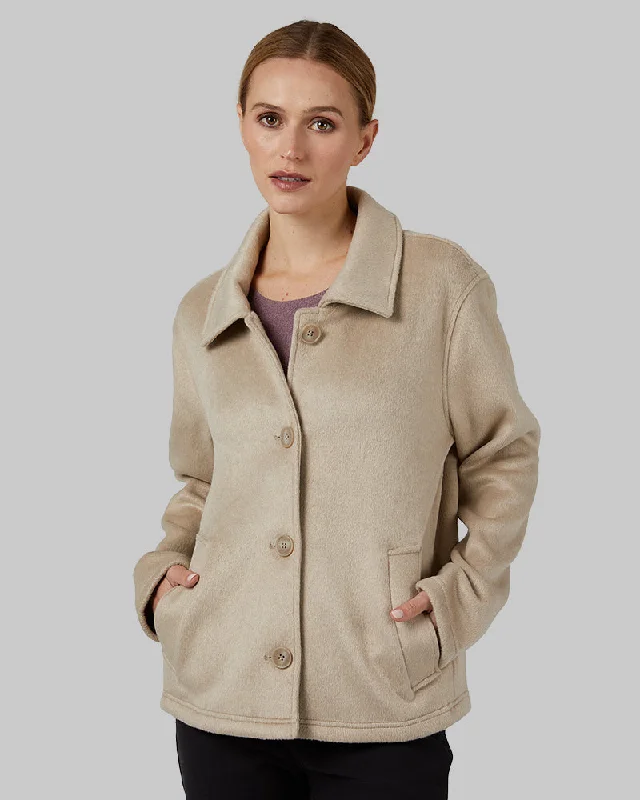 Take Advantage outdoor coatWOMEN'S BRUSHED FAUX WOOL JACKET