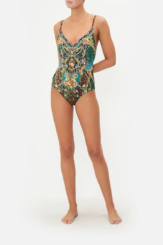 Members Only V NECK UNDERWIRE ONE PIECE FEARLESS FELIS