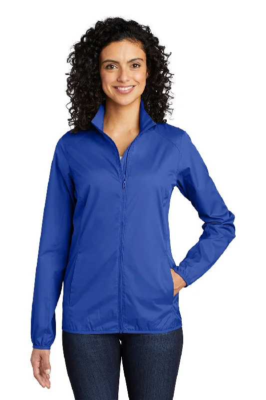 Huge Discounts comfortable outerwearPort Authority Womens Zephyr Wind & Water Resistant Full Zip Jacket - Stratus Grey - Closeout