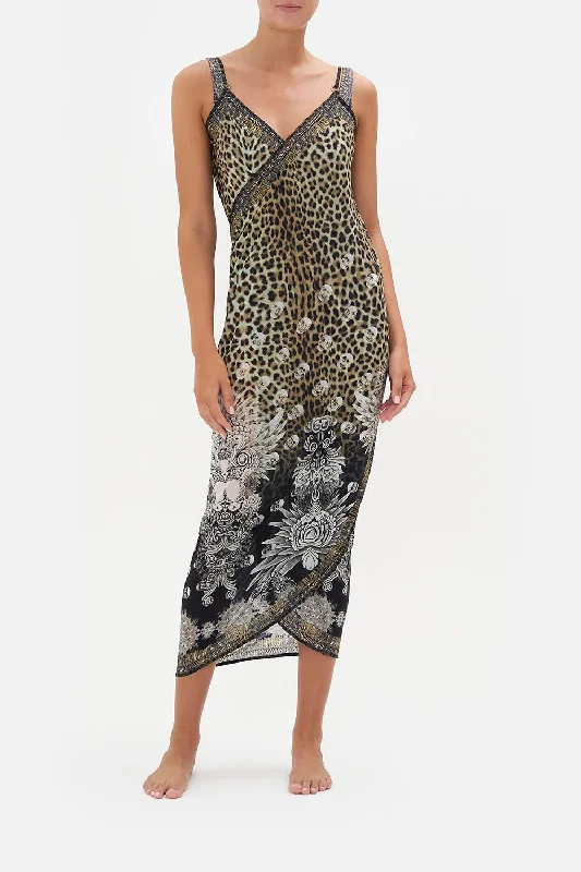 Exclusive Savings SARONG WITH STRAPS AND TRIM DETAIL ORDER OF DISORDER