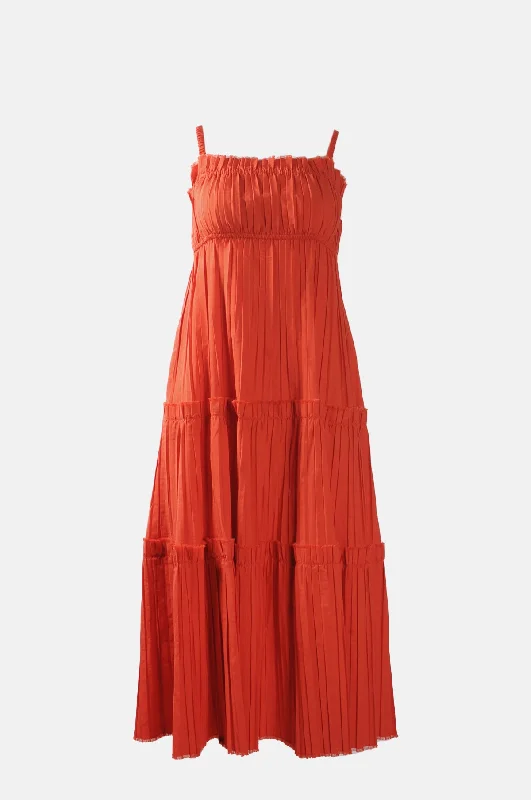 Don't Miss urban workout sweatshirtGreir Pleating Slip Dress Poppy
