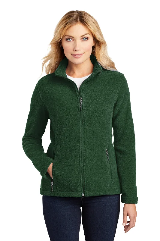 windbreaker jacketPort Authority Womens Full Zip Fleece Jacket - Forest Green