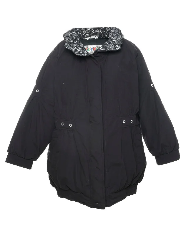 Flash Deals chic padded coatBlack Ski Jacket - XL