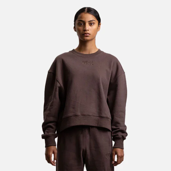 Lowest Prices ilabb Womens Morris 75 Extra Crew - Cocoa