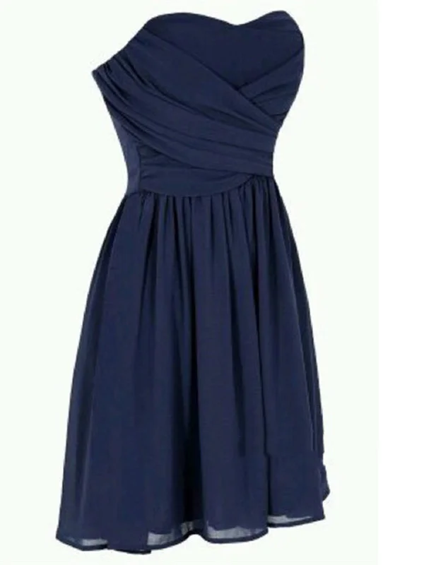 Limited Stock playful dressplayful dressSweetheart Neck Short Prom Dresses, Navy Blue Prom Dresses, Homecoming Dresses