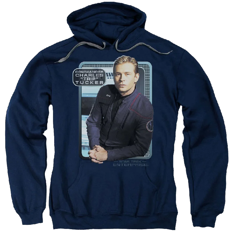Price Meltdown oversized hooded sweatshirtStar Trek Enterprise Trip Tucker - Pullover Hoodie