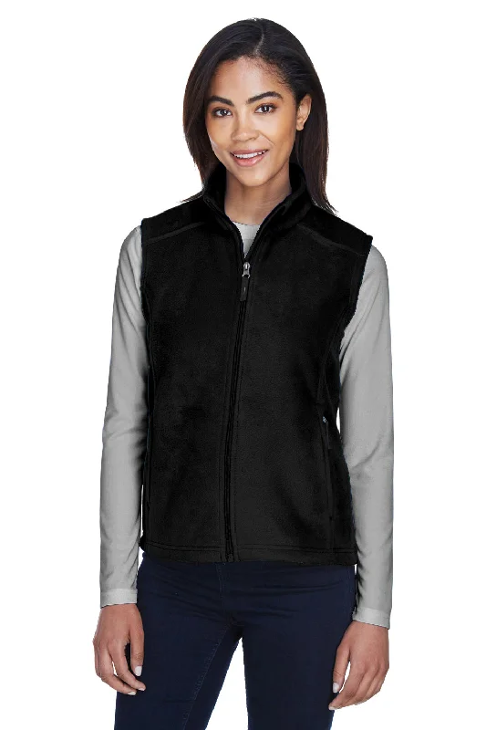 Seasonal Sale cold weather jacketCore 365 Womens Journey Pill Resistant Fleece Full Zip Vest - Black Seasonal Sale cold weather jacketCore 365 Womens Journey Pill Resistant Fleece Full Zip Vest - Black