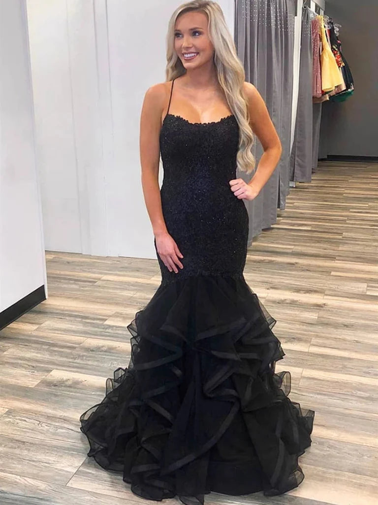 Buy More, Save More shift dressshift dressWholesale Black Mermaid Lace Prom Dresses