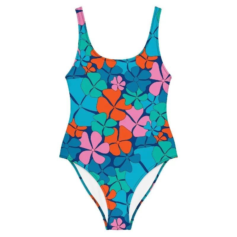 Daily Deals ADELIE orange blue - One-Piece Swimsuit