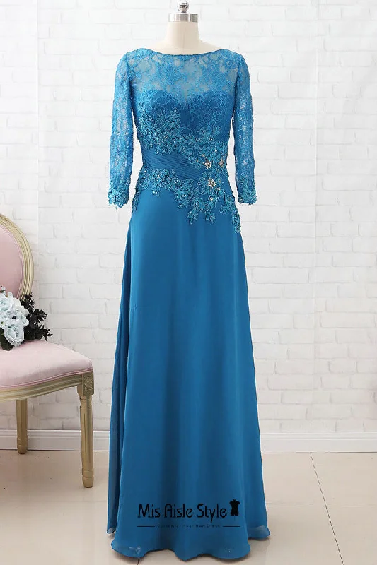 Inventory Reduction ruched dressruched dressSheath Long Sleeve Mother of The Bride Dress