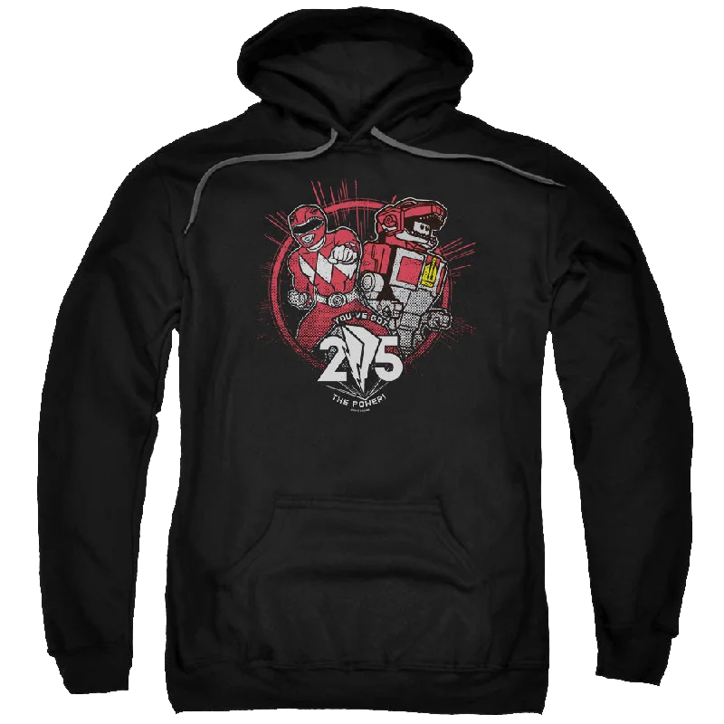 Online Only bold hoodie with logoMighty Morphin Power Rangers Red 25 - Pullover Hoodie