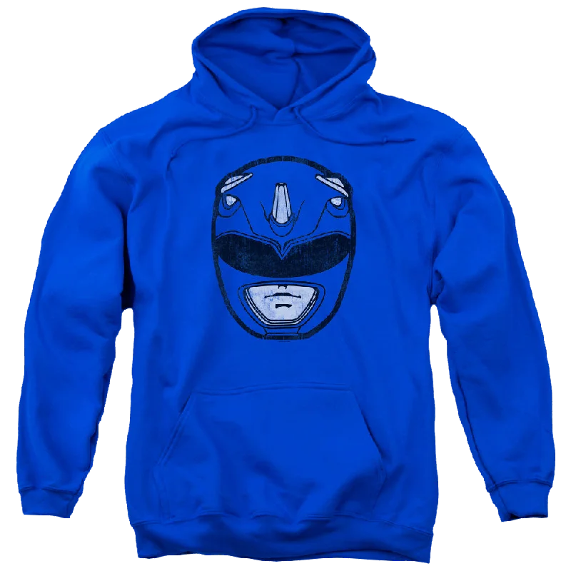 Sale Event chic hoodieMighty Morphin Power Rangers Blue Ranger Mask - Pullover Hoodie