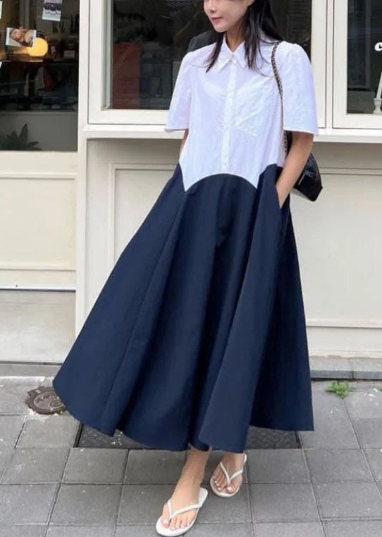 Markdowns layered dresslayered dressFine White Peter Pan Collar Patchwork Cotton Fake Two Piece Dress Summer Markdowns layered dresslayered dressFine White Peter Pan Collar Patchwork Cotton Fake Two Piece Dress Summer