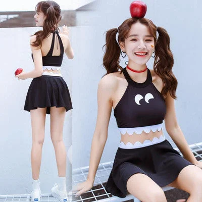 Instant Discount Cute girl Japanese three-piece swimsuit YV40008