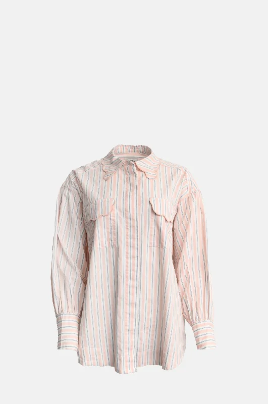 Price Slash sleek sports hoodiePhoebe Shirt Apricot Business