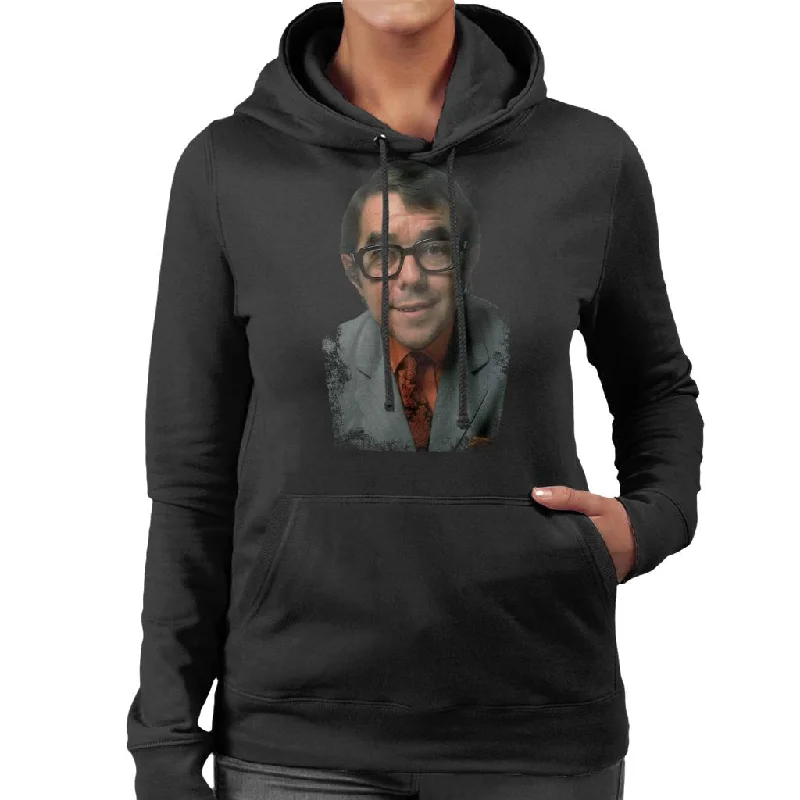 Best Deals cozy hooded sweatshirtTV Times Comedian Ronnie Corbett Women's Hooded Sweatshirt