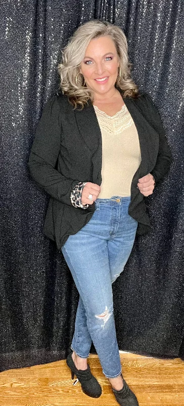 Today Only Meow and Marvelous Black Blazer (IN STOCK)