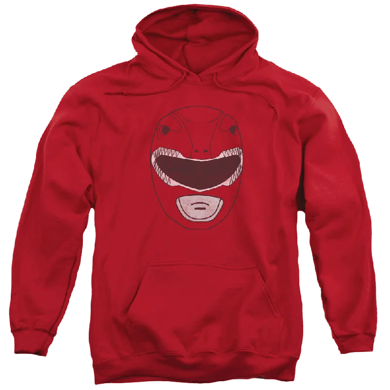Act Now sporty hoodieMighty Morphin Power Rangers Red Ranger Mask - Pullover Hoodie