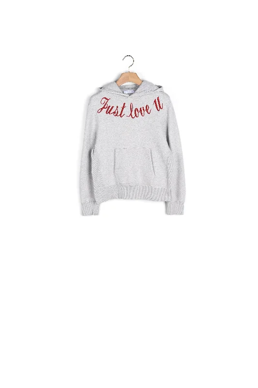Super Sale breathable workout hoodiePull à capuche en coton avec broderie