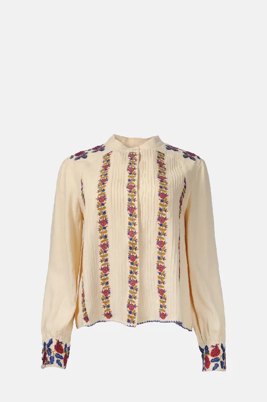Stock Up and Save lightweight workout sweatshirtNan Silk Embroidery L/Slv Pintucked Top Beige Stock Up and Save lightweight workout sweatshirtNan Silk Embroidery L/Slv Pintucked Top Beige