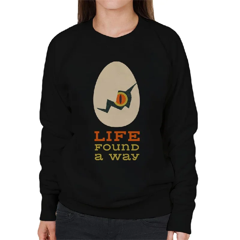 Early Access sleek gym hoodieJurassic Park The Baby Dinosaur Life Found A Way Women's Sweatshirt Early Access sleek gym hoodieJurassic Park The Baby Dinosaur Life Found A Way Women's Sweatshirt
