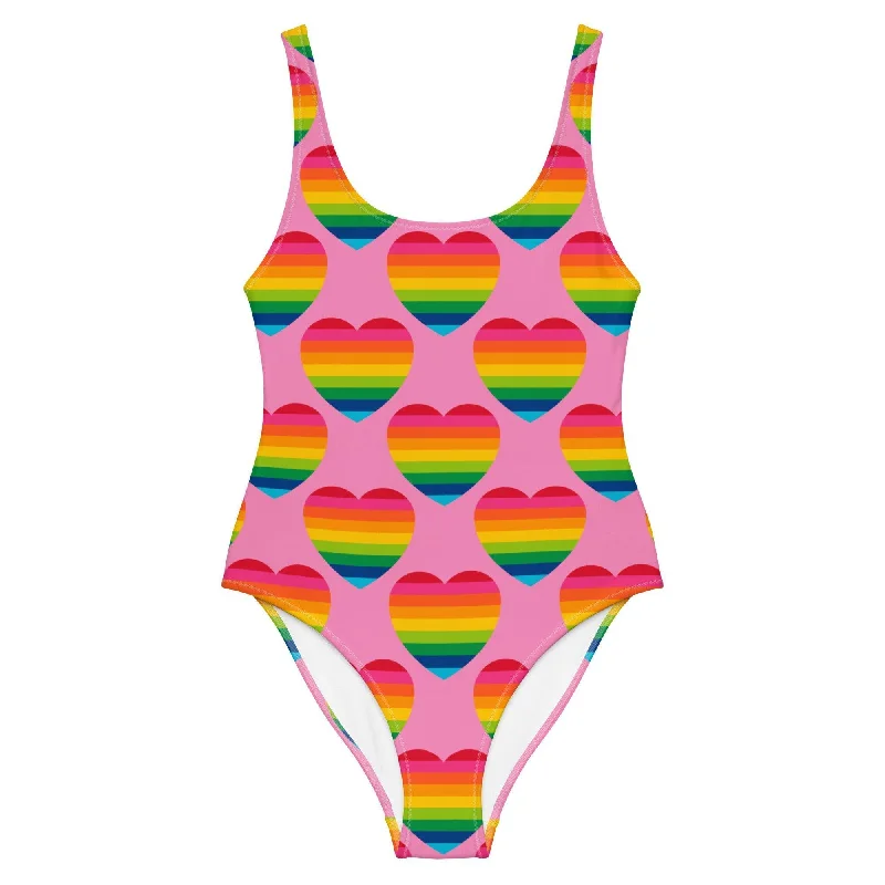 Price Fest ELLIE LOVE rainbow pink - One-Piece Swimsuit