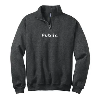 Special Discount insulated coatCadet Collar Fleece Sweatshirt - Black Heather