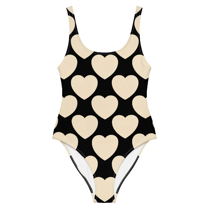 Deal Mania ELLIE LOVE black - One-Piece Swimsuit