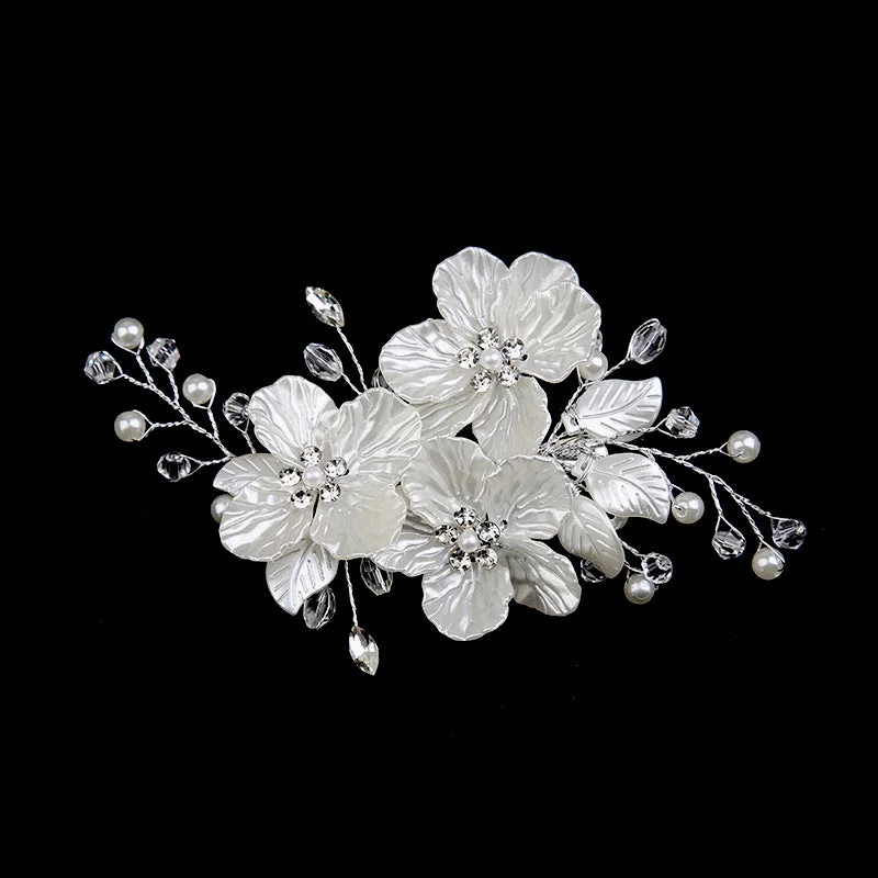 Incredible Offers mini dressmini dressHandcrafted crystal Pearl Headwear Hairpin for wedding accessories 573589507863
